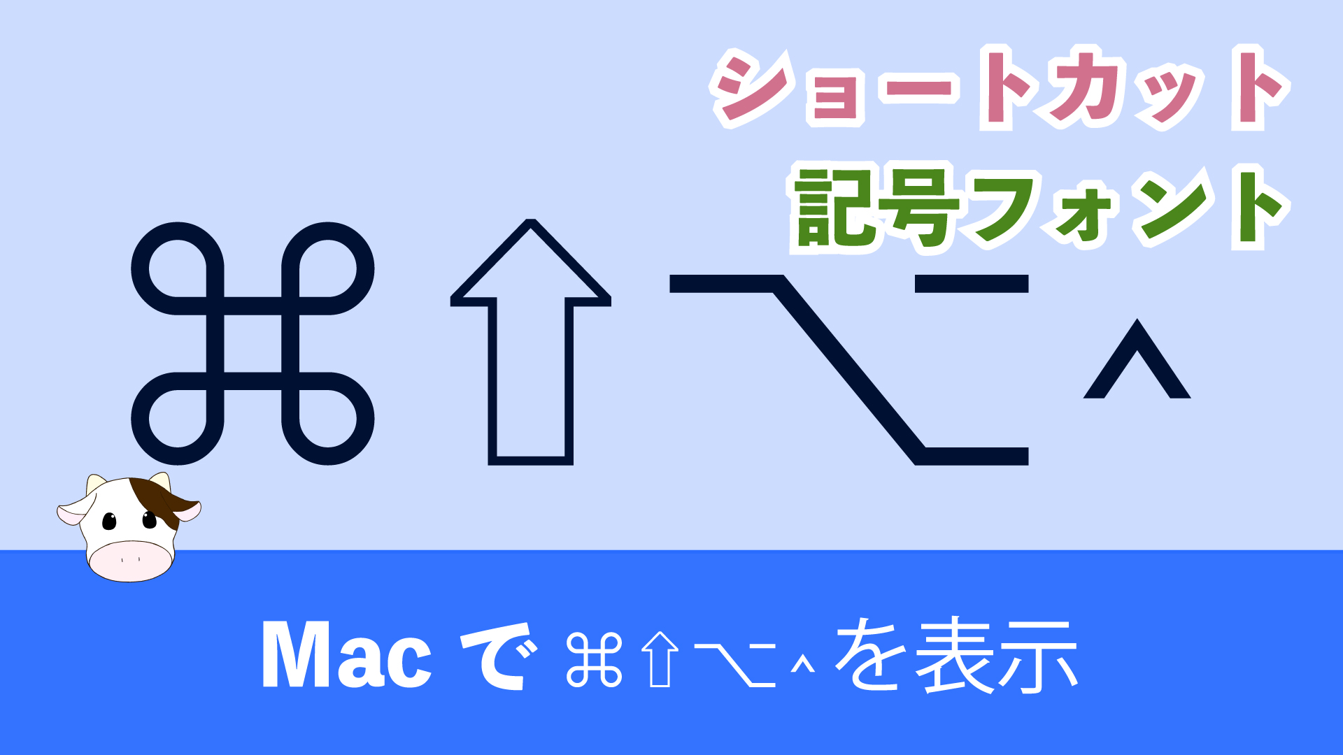 MacでOptionやSiftを記号で入力・表示したい_アイキャッチ